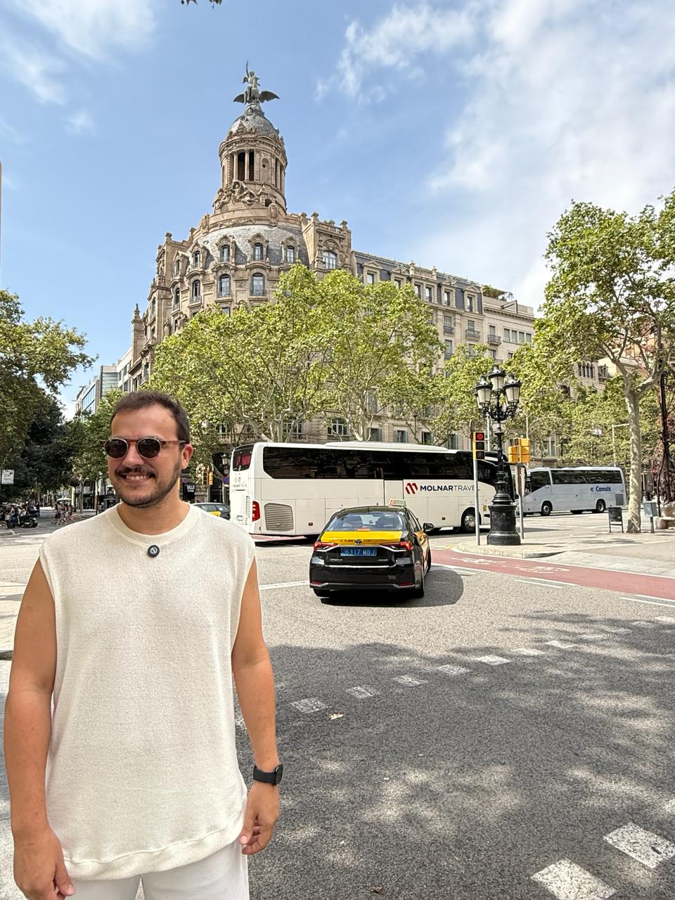Gabriel no Passeig de Gràcia, Barcelona